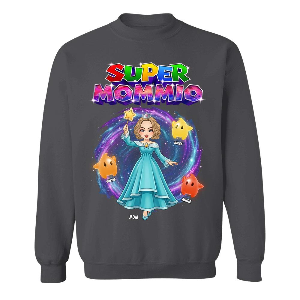 Super Mommio Galaxy Customized Shirt, Gift For Mommy Mama,Mother's Day Shirt Na02 Hv01