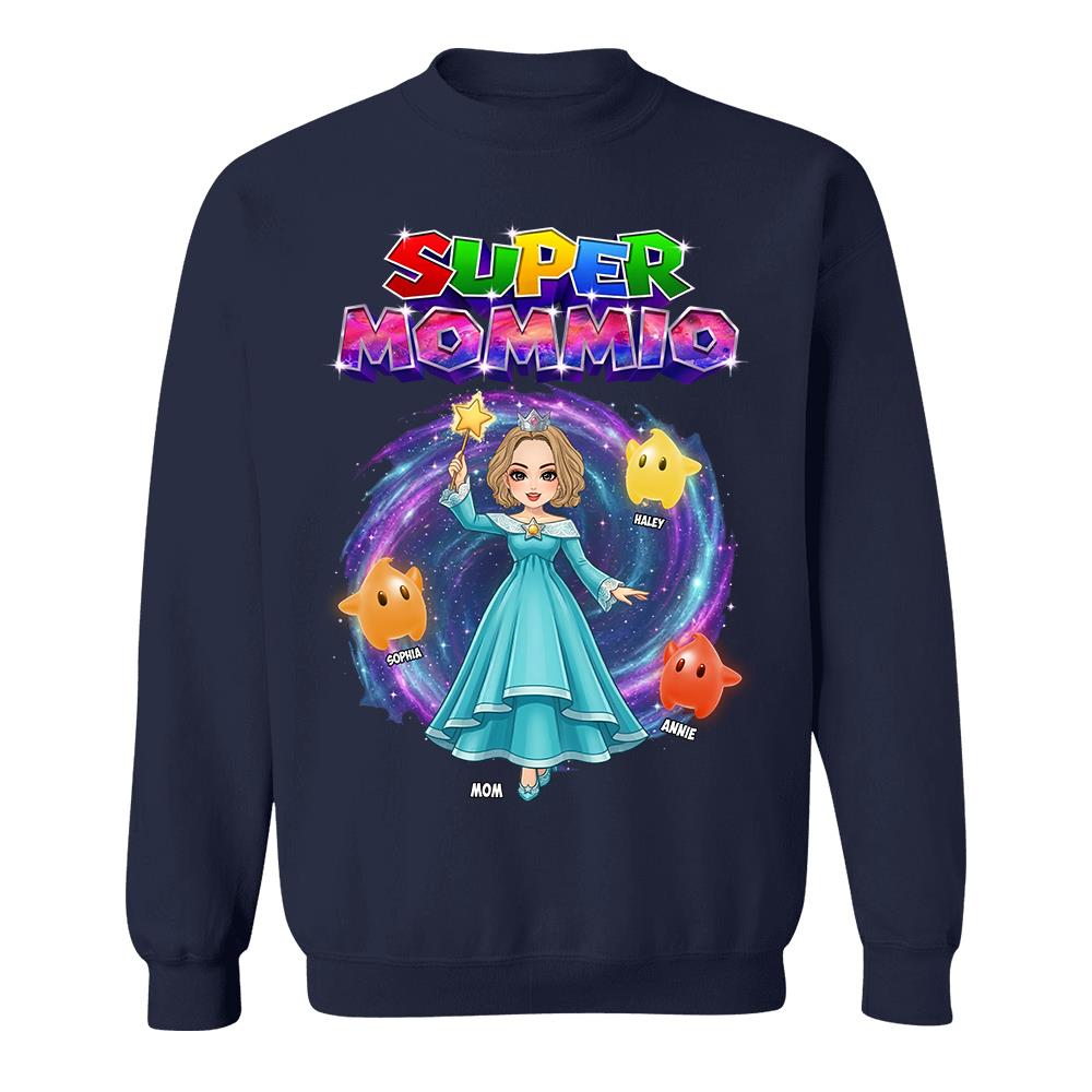 Super Mommio Galaxy Customized Shirt, Gift For Mommy Mama,Mother's Day Shirt Na02 Hv01