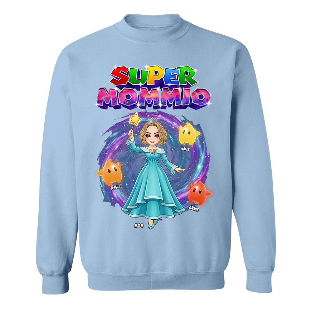 Super Mommio Galaxy Customized Shirt, Gift For Mommy Mama,Mother's Day Shirt Na02 Hv01
