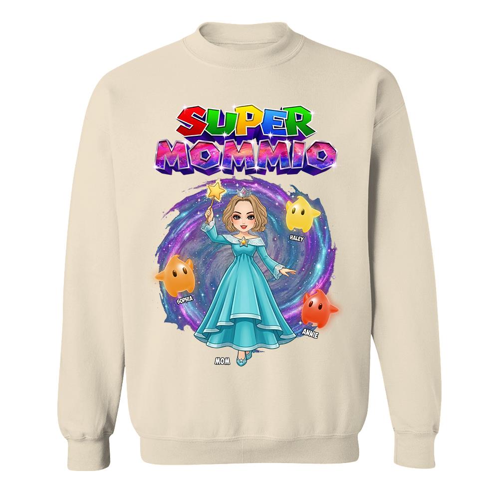 Super Mommio Galaxy Customized Shirt, Gift For Mommy Mama,Mother's Day Shirt Na02 Hv01