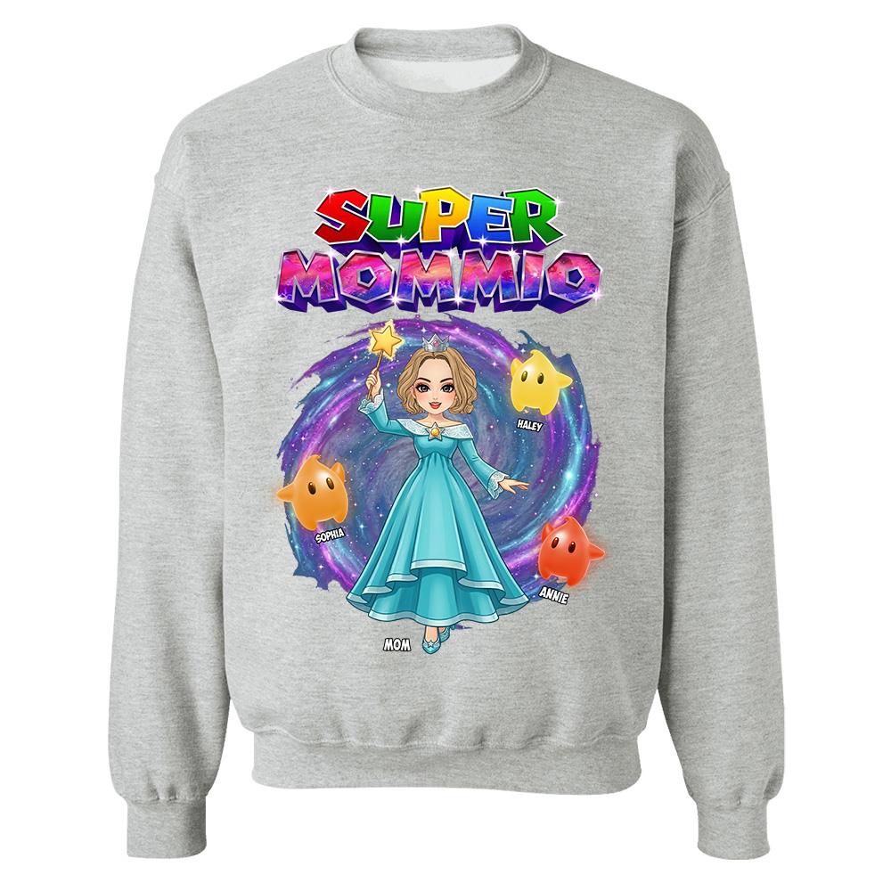 Super Mommio Galaxy Customized Shirt, Gift For Mommy Mama,Mother's Day Shirt Na02 Hv01