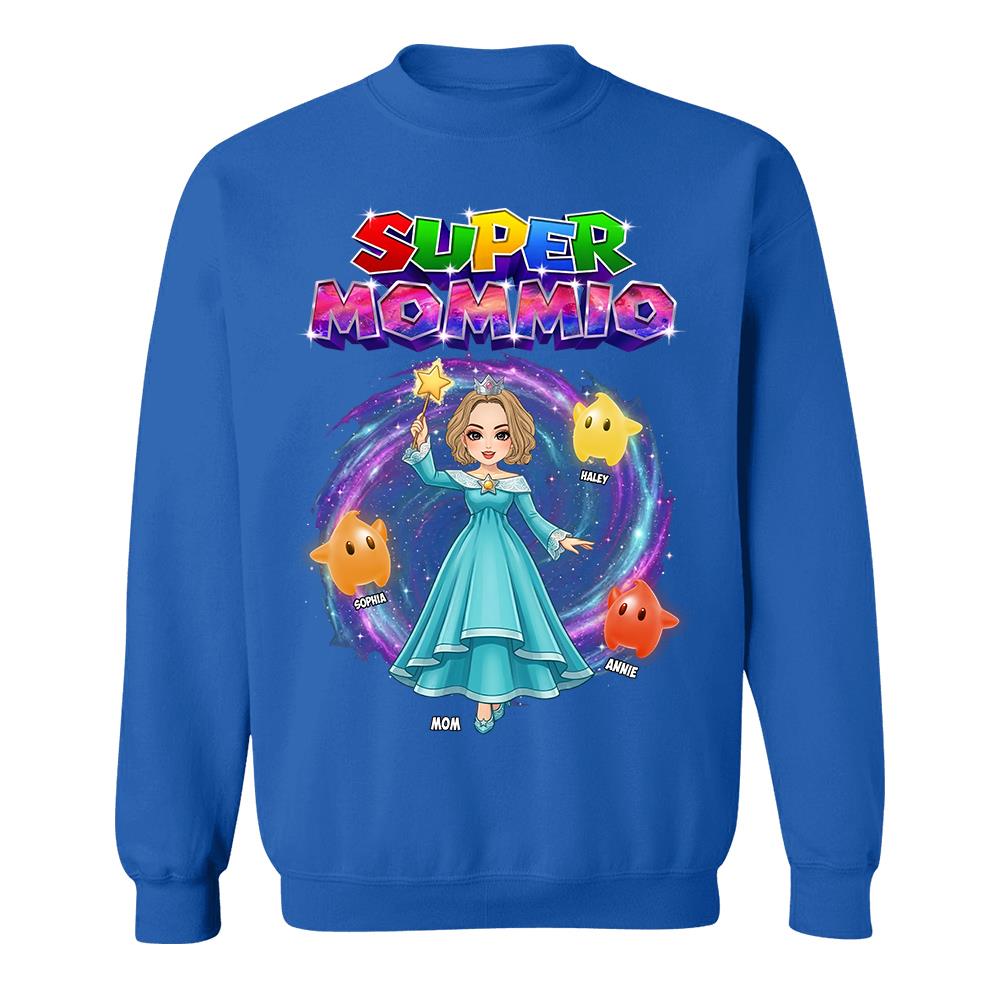 Super Mommio Galaxy Customized Shirt, Gift For Mommy Mama,Mother's Day Shirt Na02 Hv01