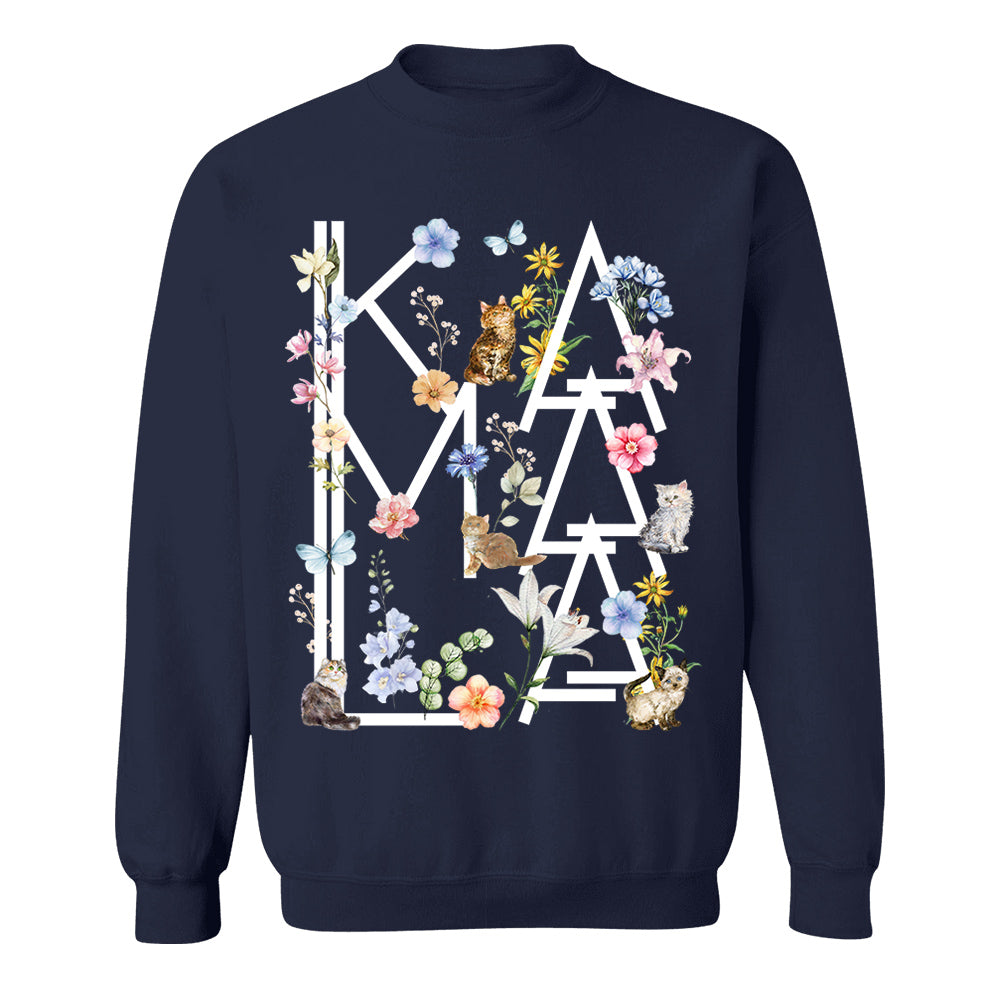 Botanical Cottagecore Cat Kamala Shirt