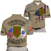 Personalized All Over Print Shirt It Was Once My Life US Veteran I Will Always Be Proud Of It Camouflage Military K1702