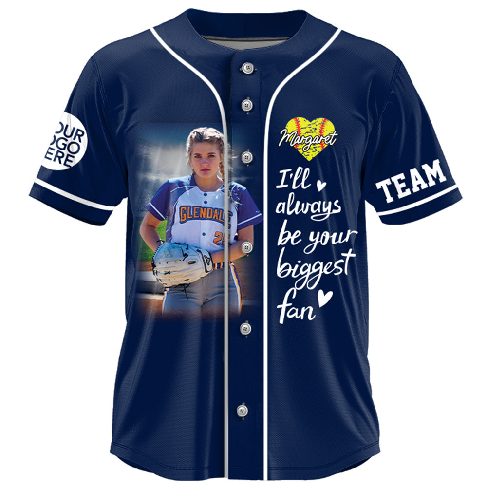 Softball Mom Jersey - Personalized Shirt Custom Photos For Softball Lovers Family NA04 T24