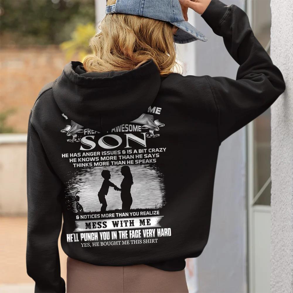 You Can't Scare Me I Have A Freakin' Awesome Son Shirt Shirt Perfect Gift For Mom