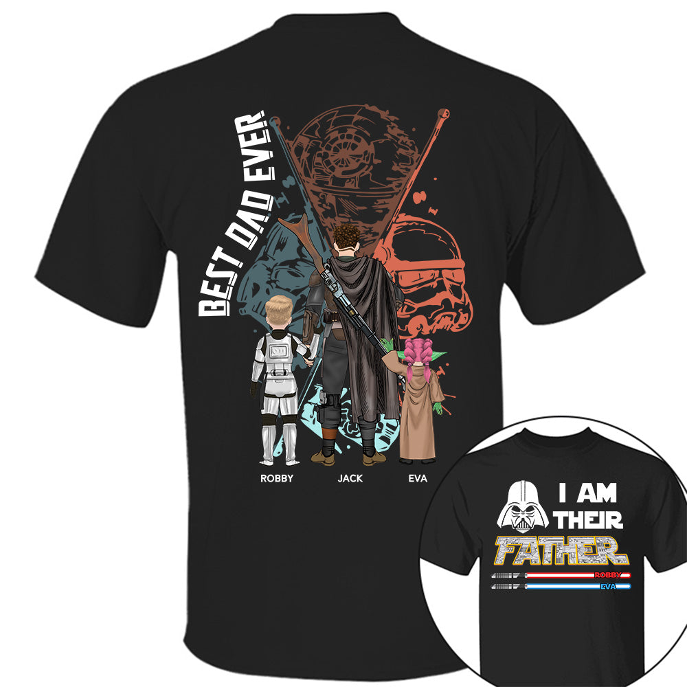 Custom I Am Their Father Shirt, Gift For Dad, Father's Day L0411 Li29