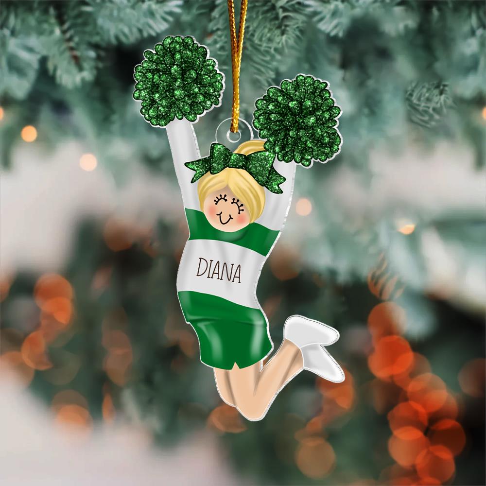 Personalized Cheer! Ornament- Personal Creations Customized Ornaments Christmas Tree Home Décor Gifts