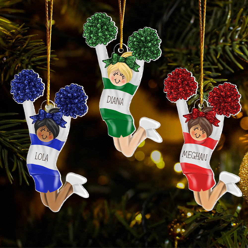 Personalized Cheer! Ornament- Personal Creations Customized Ornaments Christmas Tree Home Décor Gifts