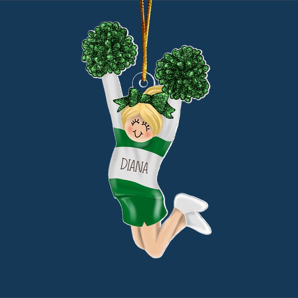 Personalized Cheer! Ornament- Personal Creations Customized Ornaments Christmas Tree Home Décor Gifts