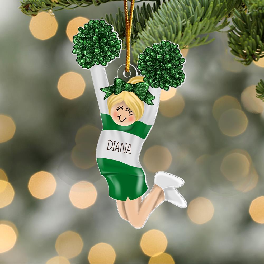 Personalized Cheer! Ornament- Personal Creations Customized Ornaments Christmas Tree Home Décor Gifts