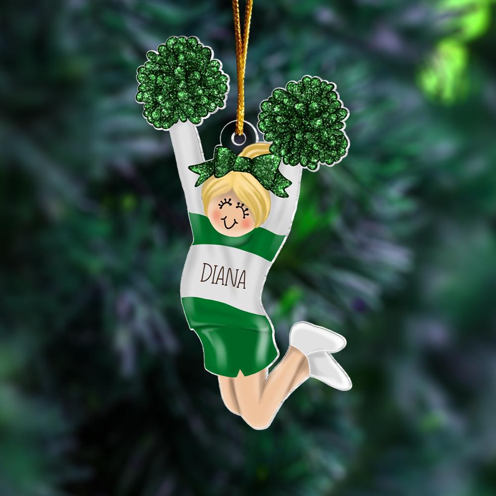 Personalized Cheer! Ornament- Personal Creations Customized Ornaments Christmas Tree Home Décor Gifts