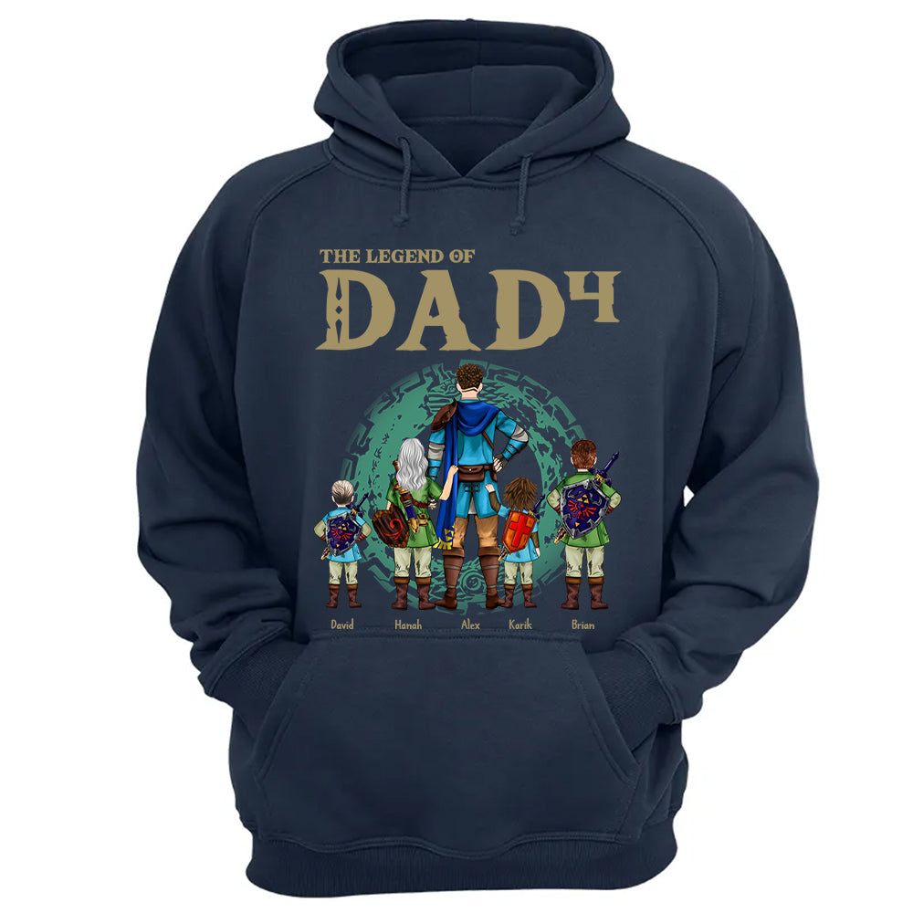 Personalized The Legend Of Dad Shirt Dad 3 Shirt, Father's Day Gift