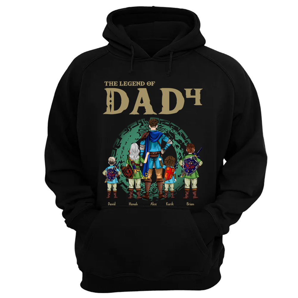 Personalized The Legend Of Dad Shirt Dad 3 Shirt, Father's Day Gift
