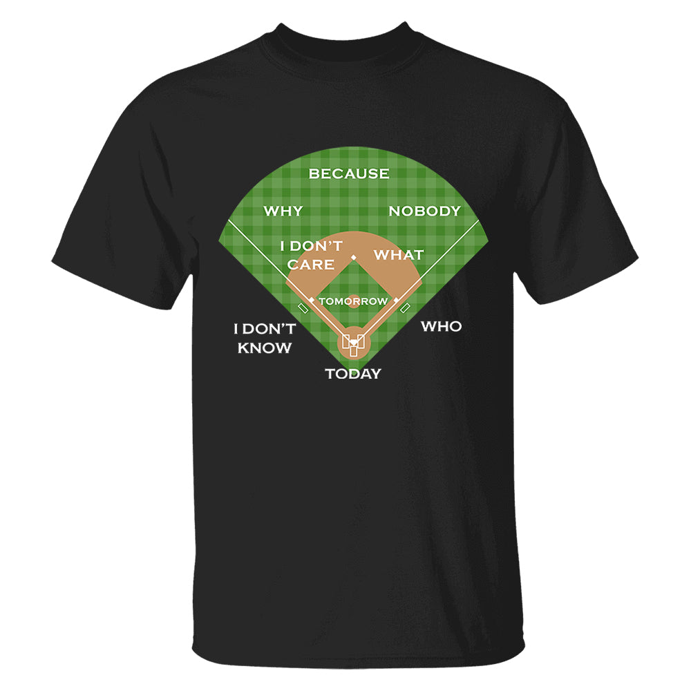 Baseball Classic Comedy Routine Who's on First Classic - Personalized Shirt Vr2 Tu20