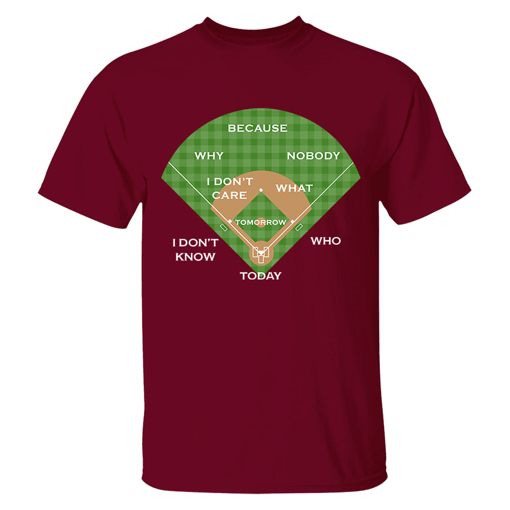 Baseball Classic Comedy Routine Who's on First Classic - Personalized Shirt Vr2 Tu20