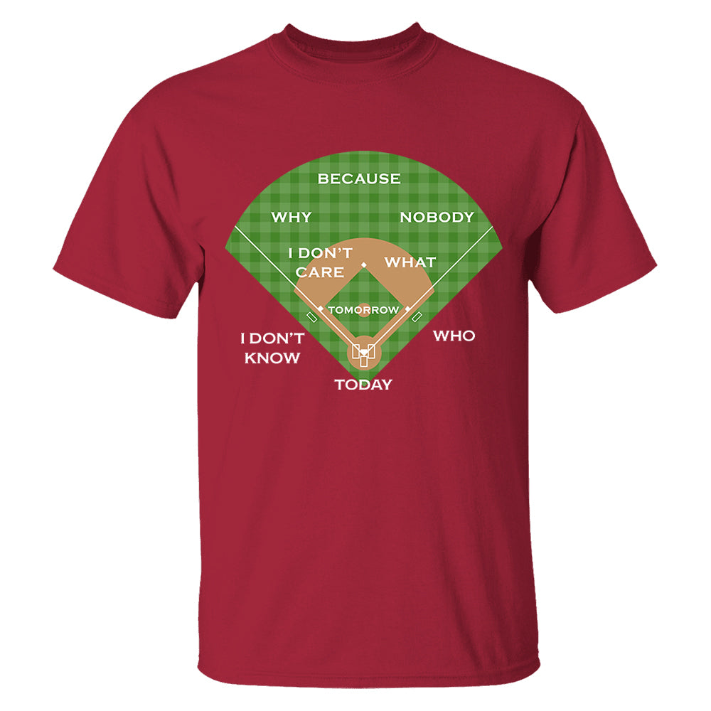 Baseball Classic Comedy Routine Who's on First Classic - Personalized Shirt Vr2 Tu20