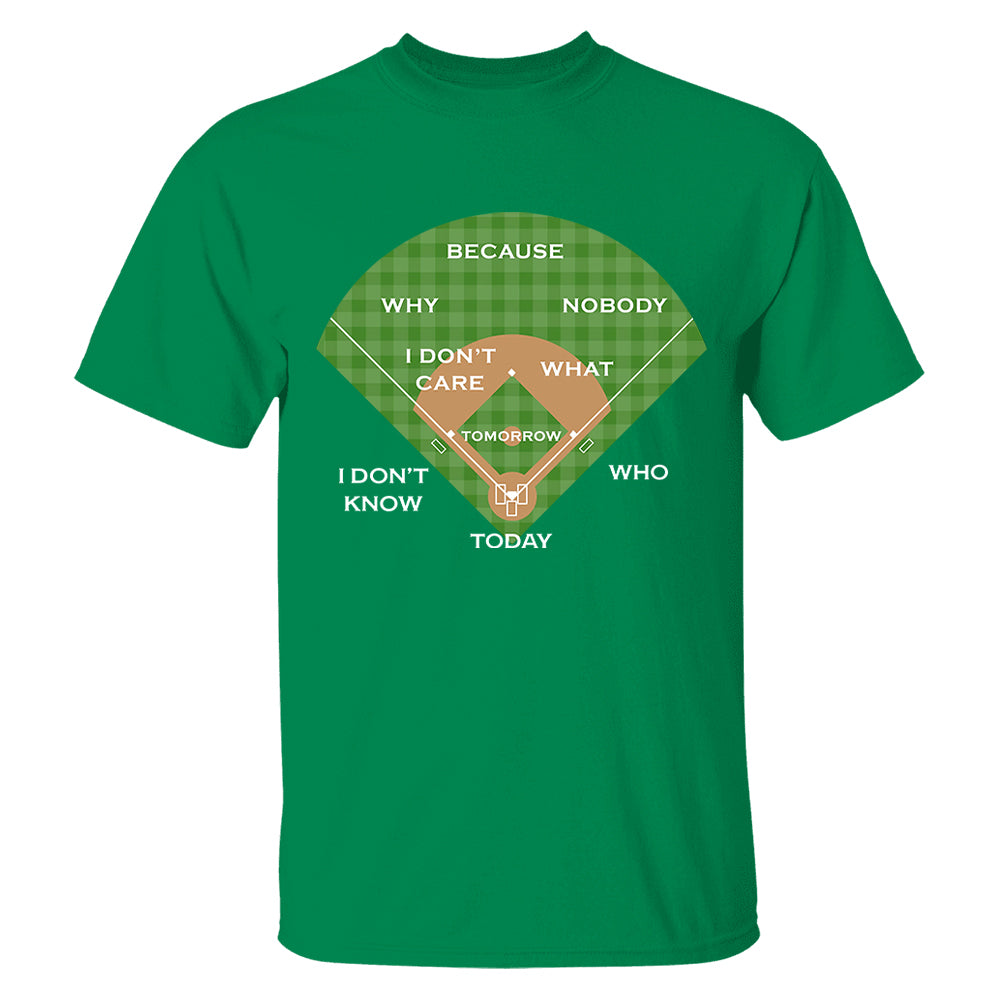 Baseball Classic Comedy Routine Who's on First Classic - Personalized Shirt Vr2 Tu20