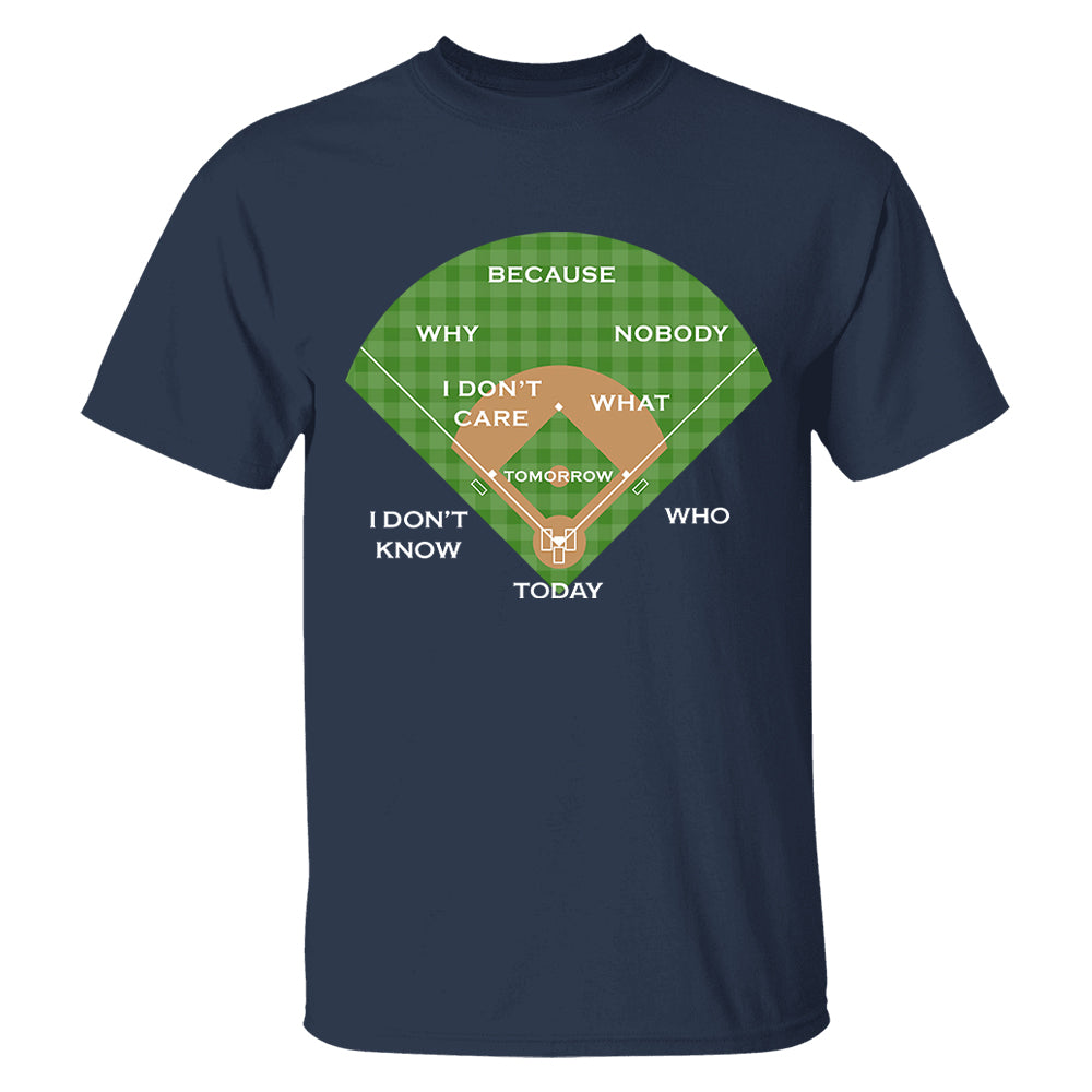 Baseball Classic Comedy Routine Who's on First Classic - Personalized Shirt Vr2 Tu20