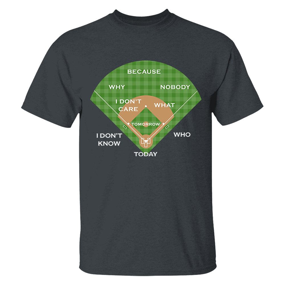 Baseball Classic Comedy Routine Who's on First Classic - Personalized Shirt Vr2 Tu20