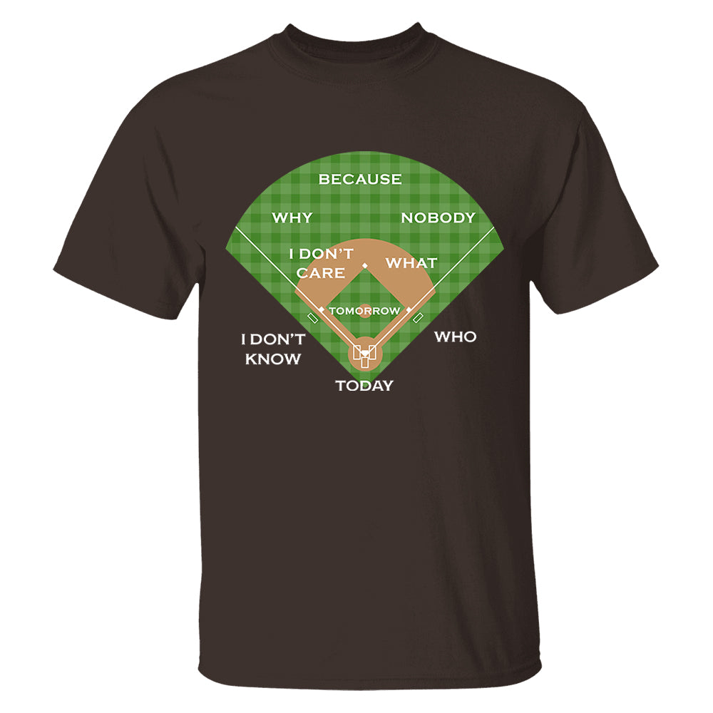 Baseball Classic Comedy Routine Who's on First Classic - Personalized Shirt Vr2 Tu20