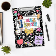 Personalized Acrylic Clipboard With Teacher Name, Back To School Gift A2110 Li29