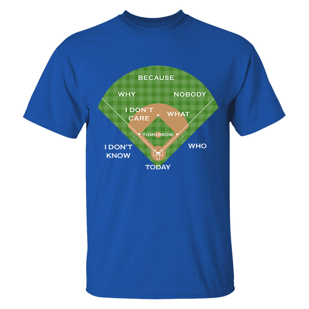 Baseball Classic Comedy Routine Who's on First Classic - Personalized Shirt Vr2 Tu20