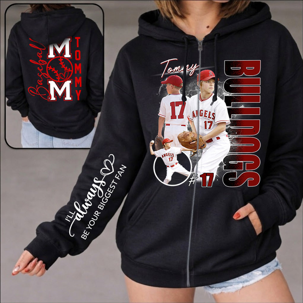 Baseball Mom - I'll Always Be Your Biggest Fan - Personalized Shirt For Baseball Lovers T1807 Li29