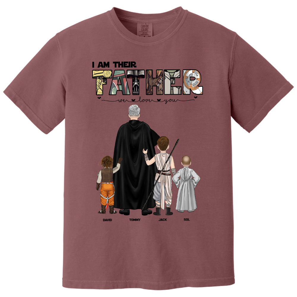 I Am Their Father, Personalized Shirt For Dad, Gift Father's Day T1807 pt99