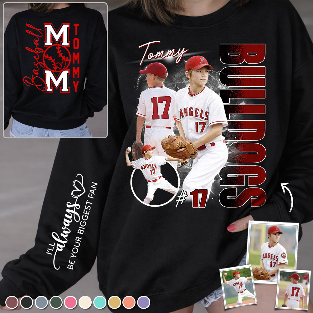 Baseball Mom - I'll Always Be Your Biggest Fan - Personalized Shirt For Baseball Lovers T1807 Li29