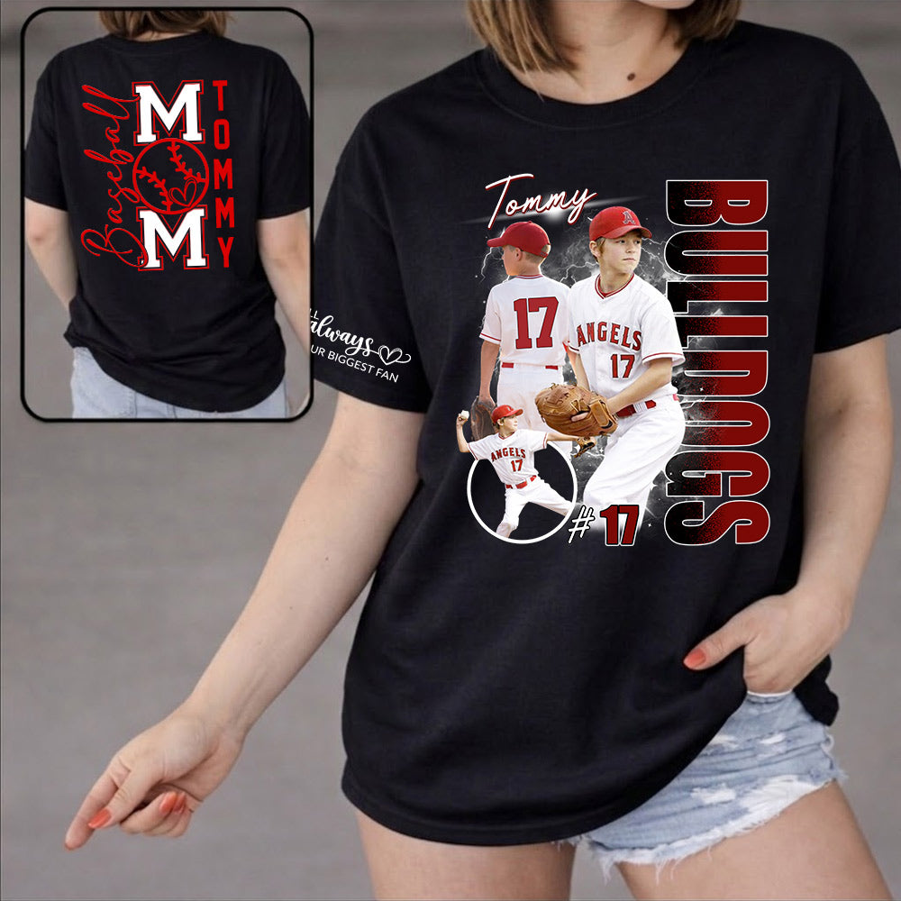 Baseball Mom - I'll Always Be Your Biggest Fan - Personalized Shirt For Baseball Lovers T1807 Li29