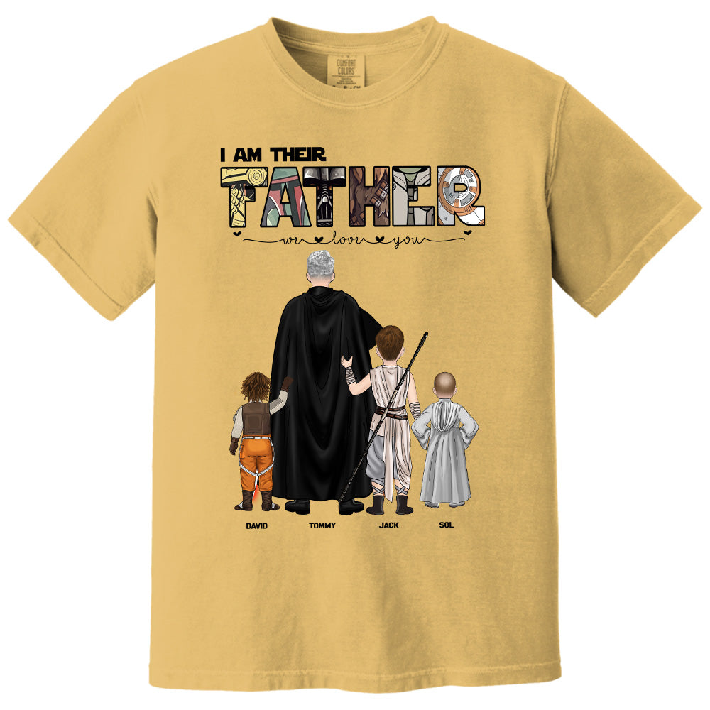 I Am Their Father, Personalized Shirt For Dad, Gift Father's Day T1807 pt99