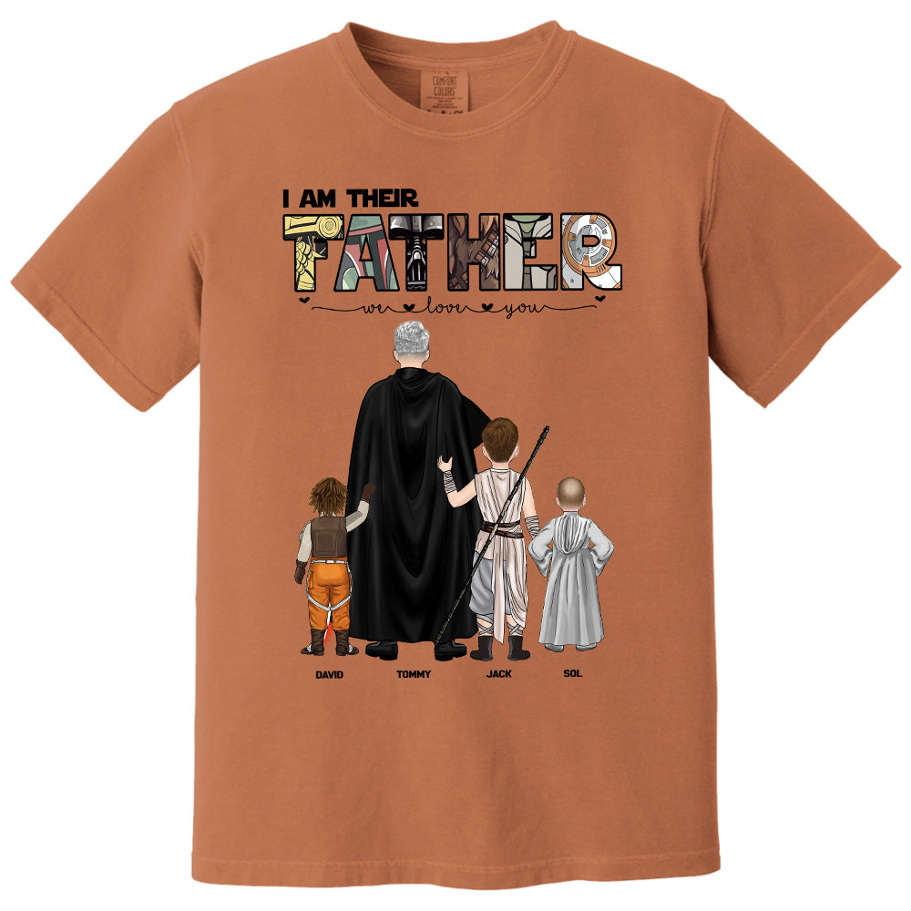 I Am Their Father, Personalized Shirt For Dad, Gift Father's Day T1807 pt99