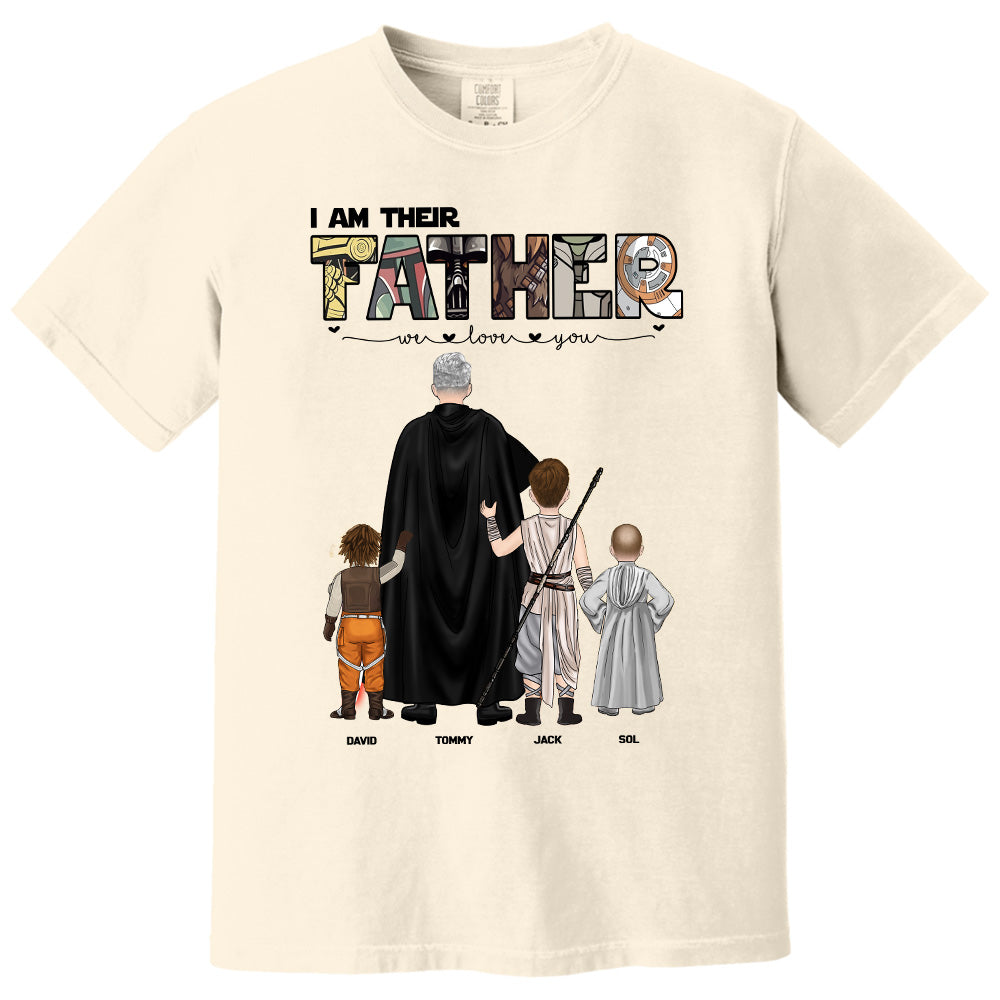 I Am Their Father, Personalized Shirt For Dad, Gift Father's Day T1807 pt99