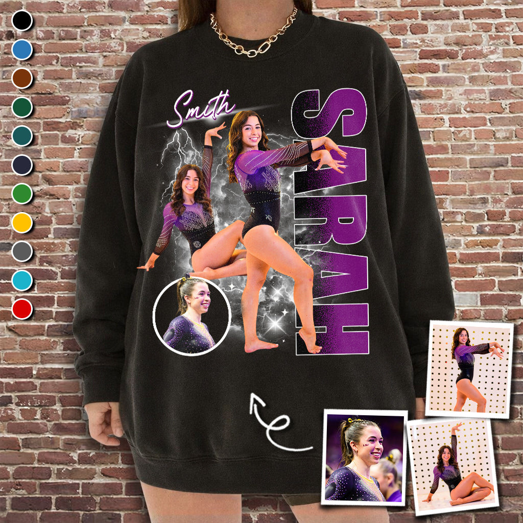 Custom Photo Gymnast Shirt Gift for Gymnastics Lovers A2110 Li29