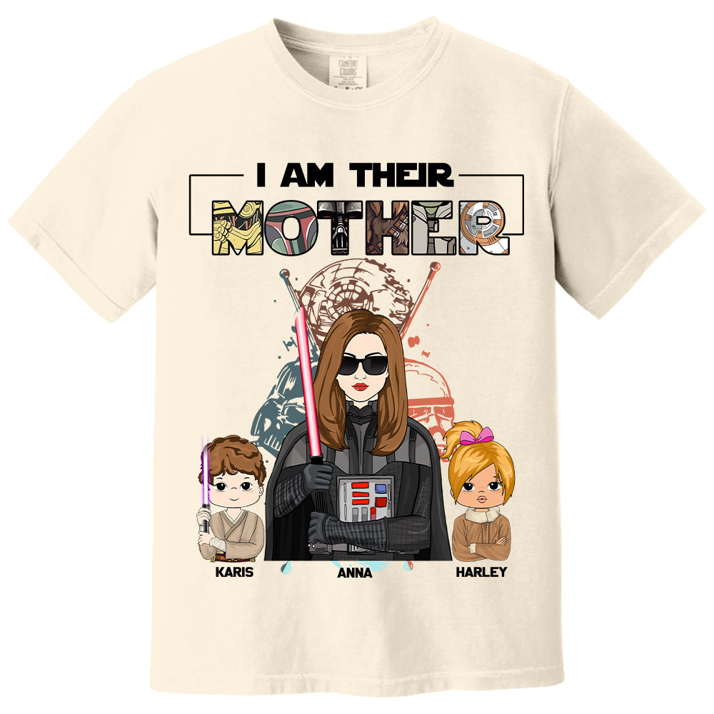 I Am Their Mom Custom Shirt For Mother - Mother's Day Gift 2025 Nh00