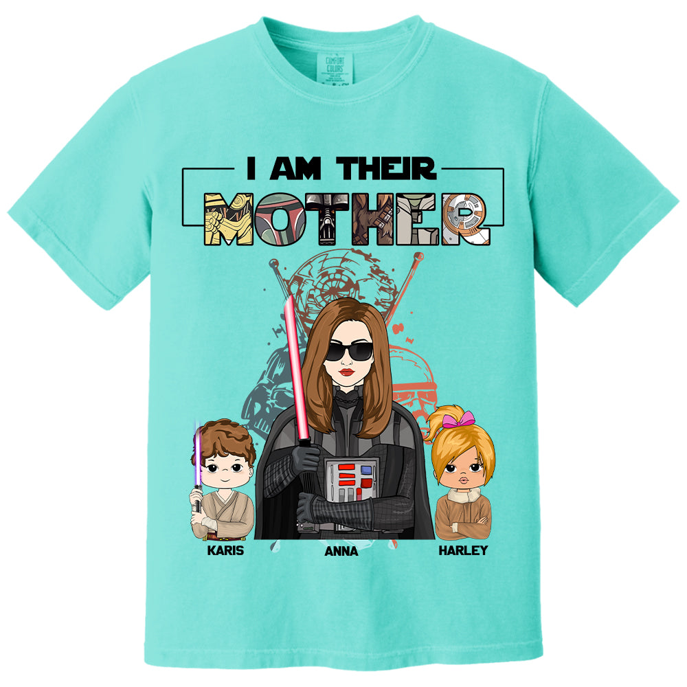 I Am Their Mom Custom Shirt For Mother - Mother's Day Gift 2025 Nh00