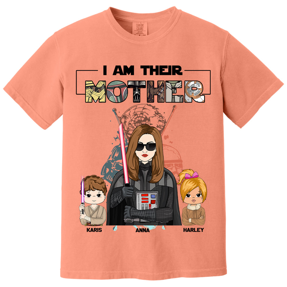 I Am Their Mom Custom Shirt For Mother - Mother's Day Gift 2025 Nh00