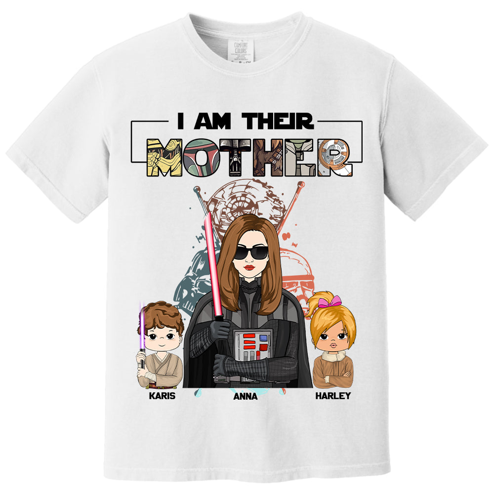 I Am Their Mom Custom Shirt For Mother - Mother's Day Gift 2025 Nh00