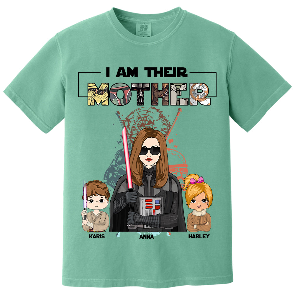 I Am Their Mom Custom Shirt For Mother - Mother's Day Gift 2025 Nh00