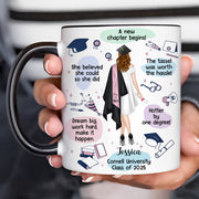 Custom Graduation Gift Mug The Tassel Was Worth The Hassle For Her - N3005 Hn01