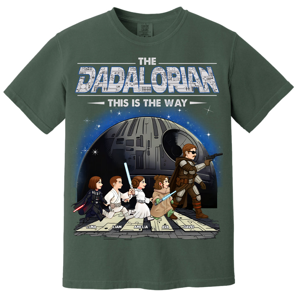 The Dadalorian This Is The Way - Personalized Shirt Gift For Dad Vr2 Hv01