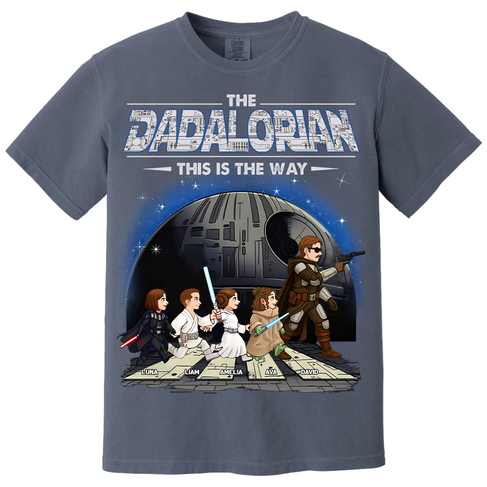 The Dadalorian This Is The Way - Personalized Shirt Gift For Dad Vr2 Hv01