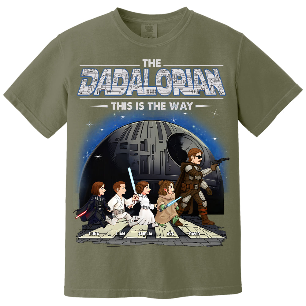 The Dadalorian This Is The Way - Personalized Shirt Gift For Dad Vr2 Hv01