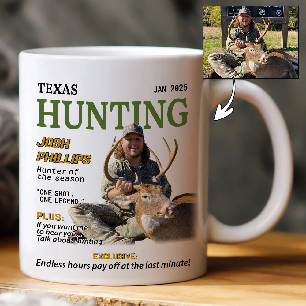 Custom Photo Hunting Mug - Personalized Gifts For Hunters A2110 Pt99