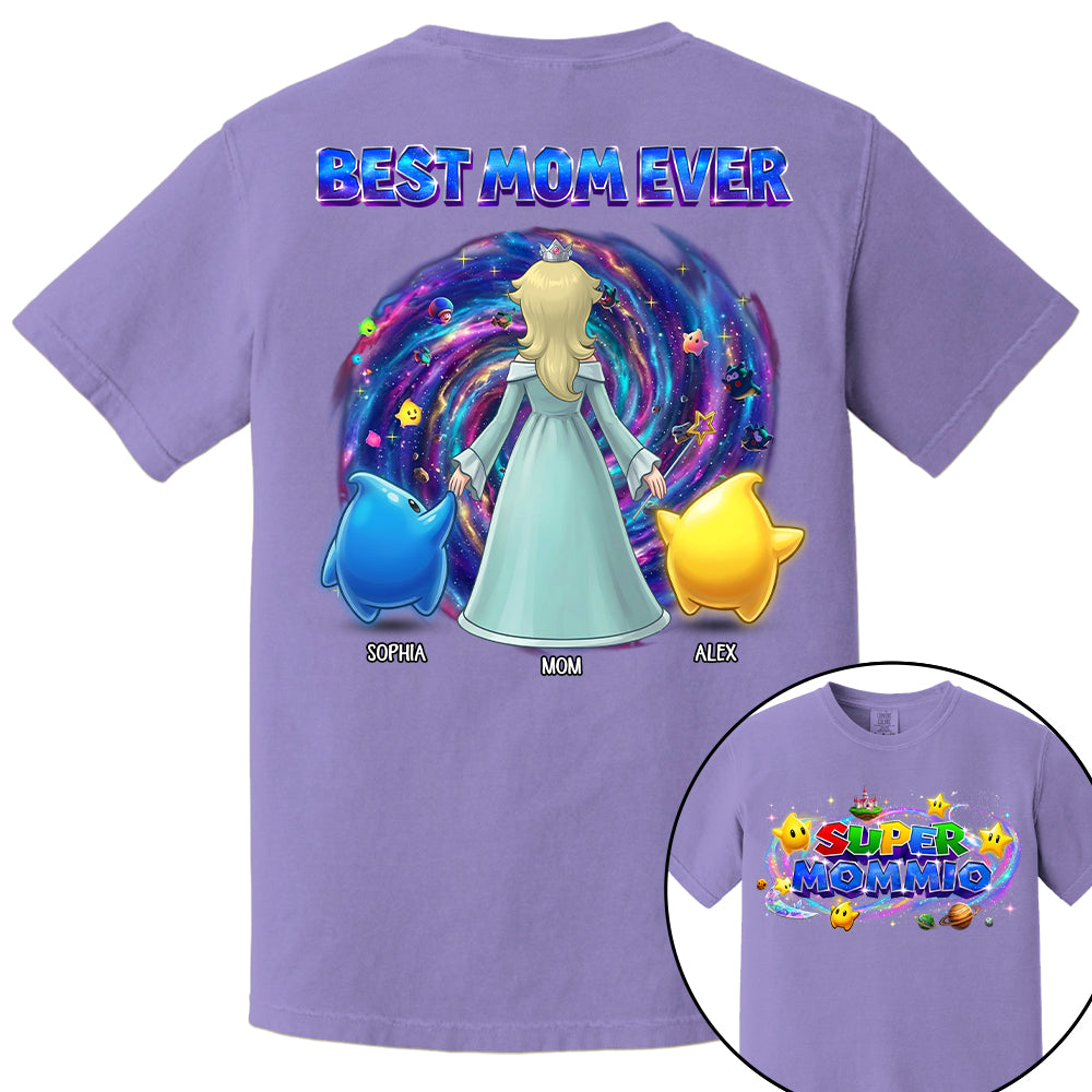 Super Mommio Galaxy Personalized Shirt, Gift For Mommy Mama L0411