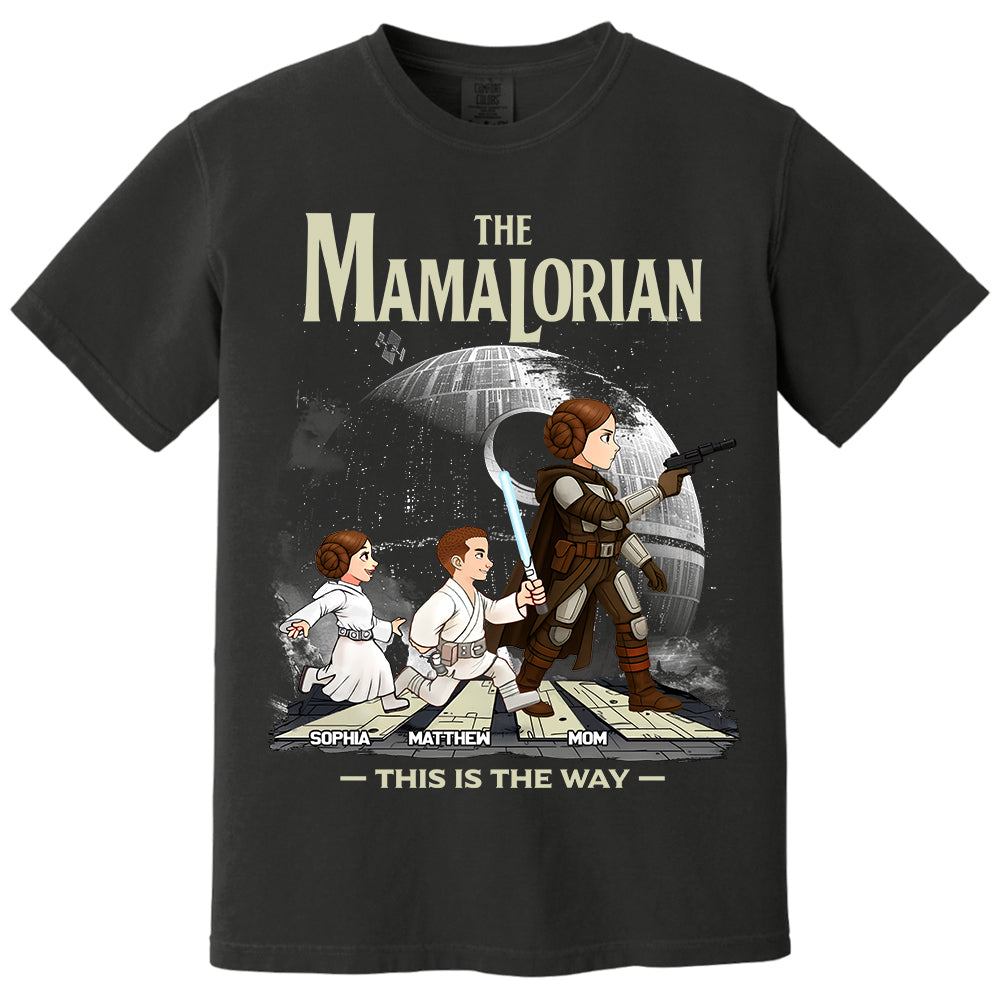 The Mamalorian This Is The Way - Personalized Shirt For Mom Do99