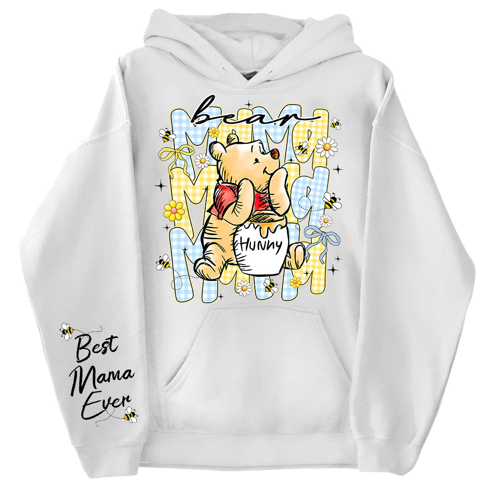 Mama Bear EST, Personalized Mother Shirt with Kids Names, Perfect Gift for Mother's Day, Gift For Mama Nini Gigi Nene Grandma MI209 TH23