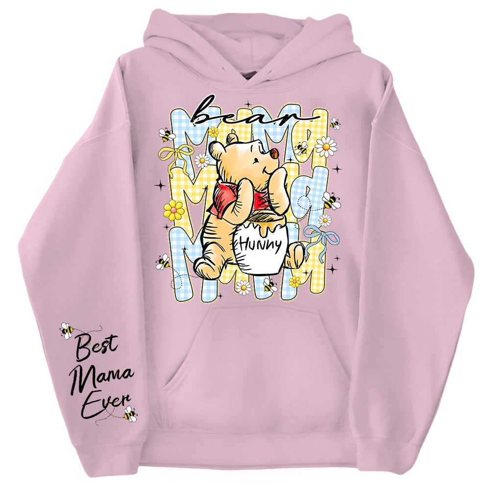 Mama Bear EST, Personalized Mother Shirt with Kids Names, Perfect Gift for Mother's Day, Gift For Mama Nini Gigi Nene Grandma MI209 TH23