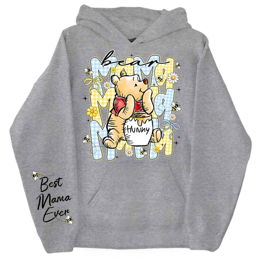 Mama Bear EST, Personalized Mother Shirt with Kids Names, Perfect Gift for Mother's Day, Gift For Mama Nini Gigi Nene Grandma MI209 TH23